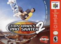Tony Hawk 2 Nintendo 64  box art